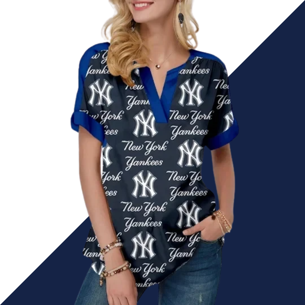 New Fashion Short Sleeve V-Neck Shirt - Baseswear