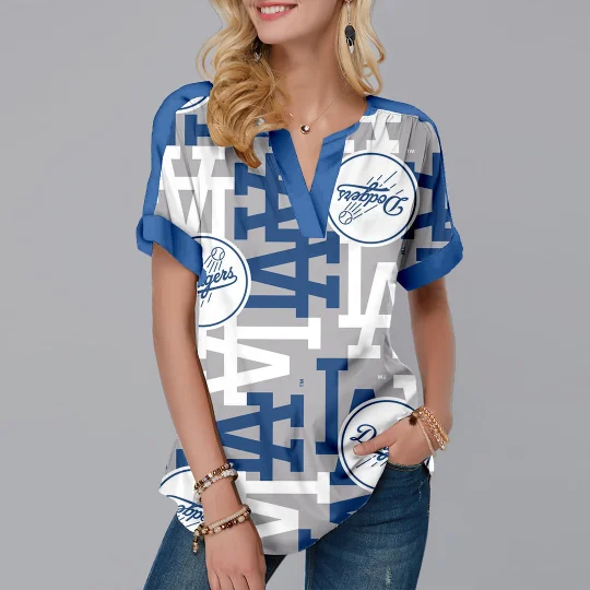 Fashion Short Sleeve V-Neck Shirt - Baseswear