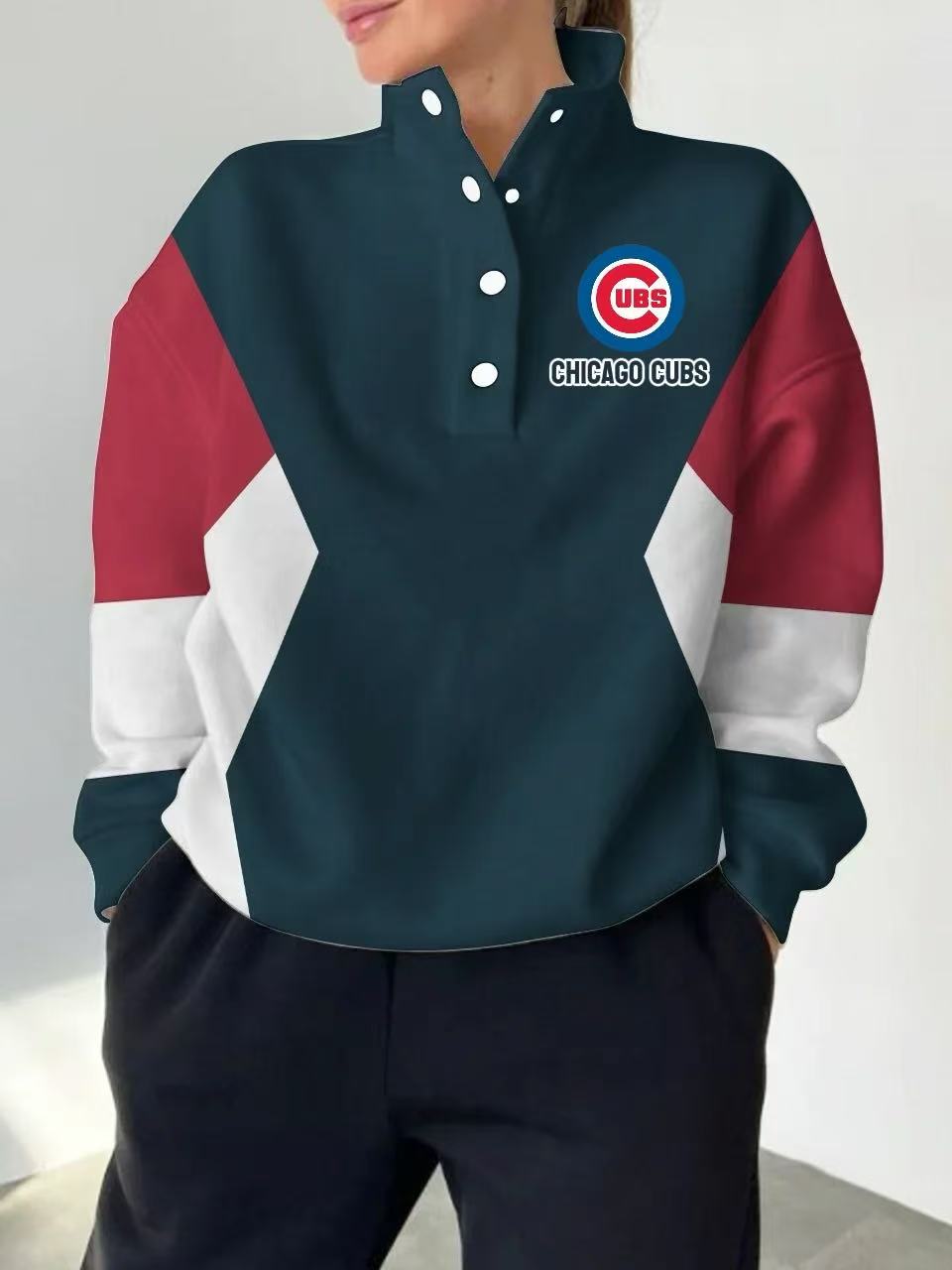 2024 New Design Casual Snap Mockneck Pullover - Baseswear