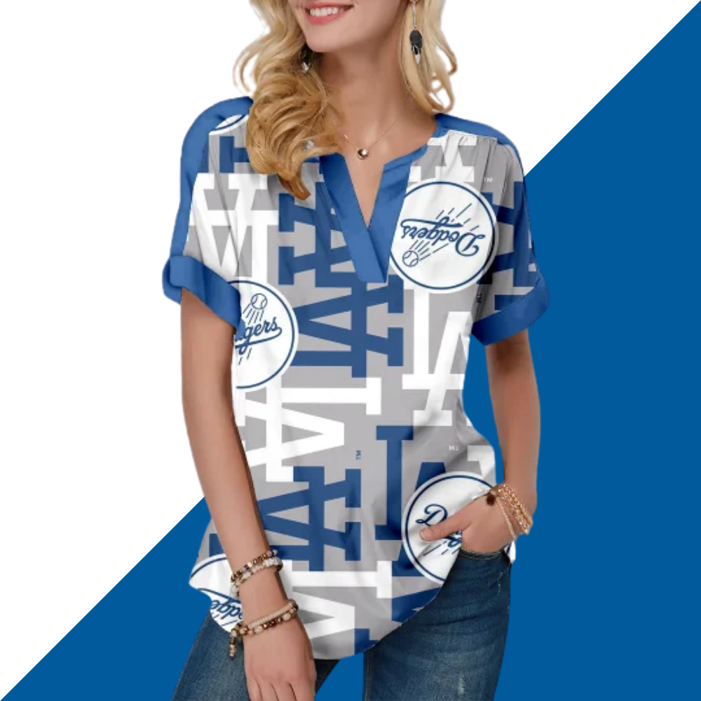 Fashion Short Sleeve V-Neck Shirt - Baseswear