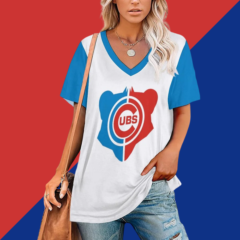 2025 summer loose women's V-neck - Baseswear