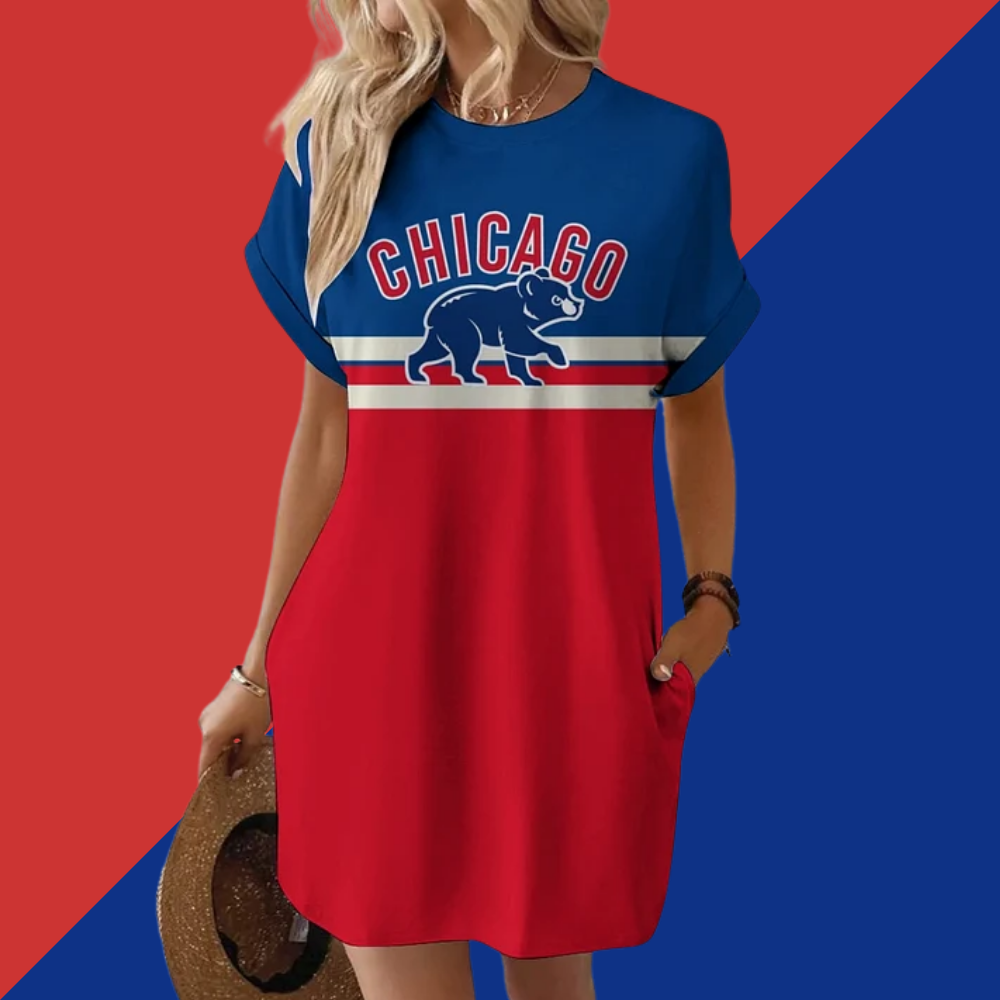 Solid Hidden Pocket Batwing Sleeve Tee Dress - Baseswear