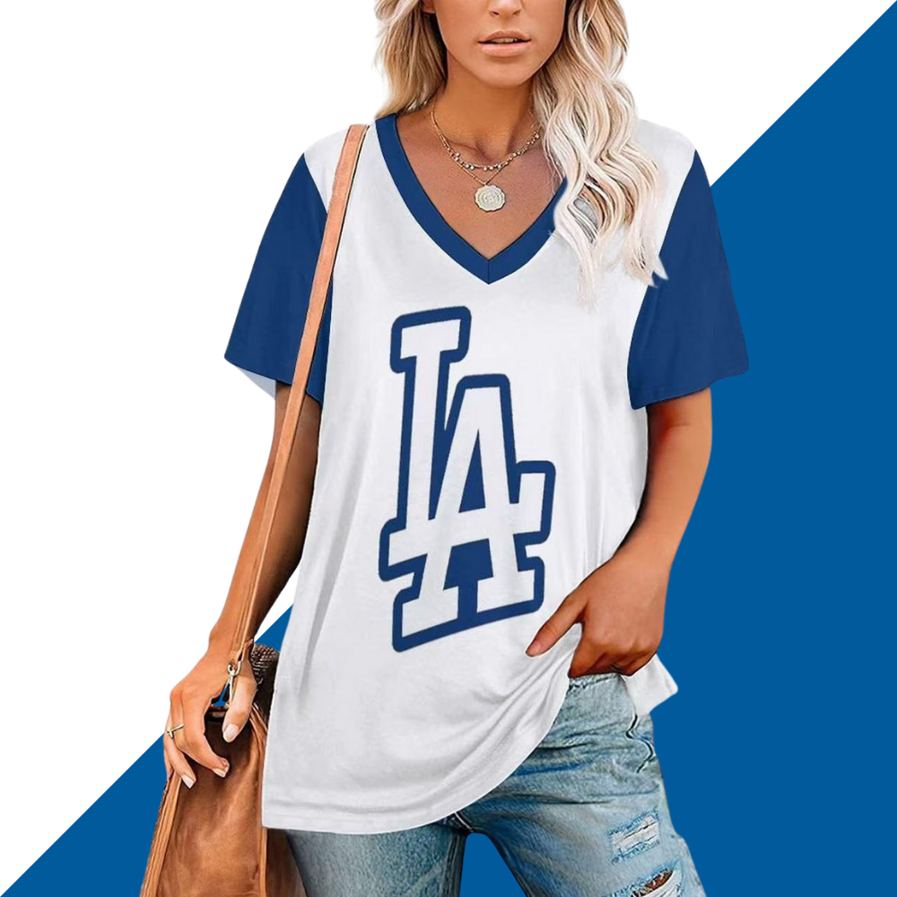 2025 summer loose women's V-neck - Baseswear