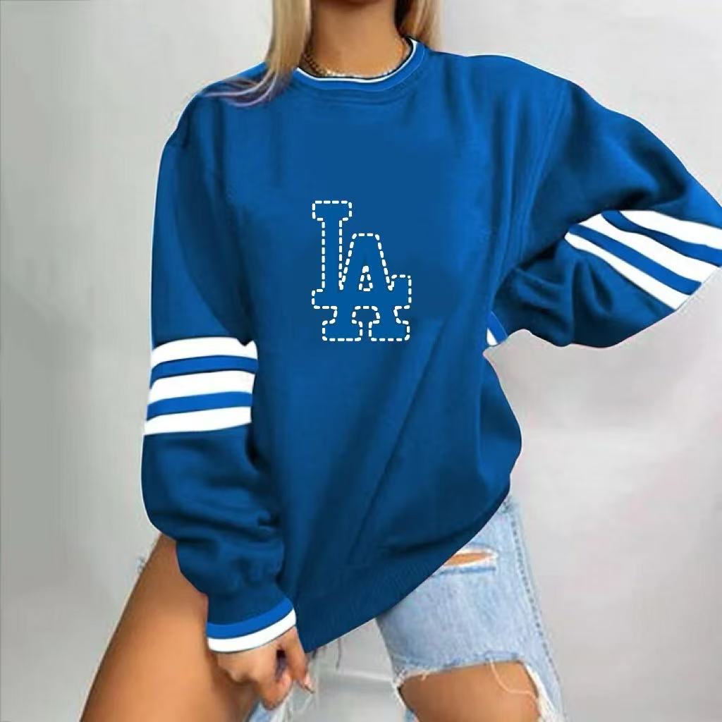Women's Long Sleeve V-neck Pullover Sweatshirt - Baseswear