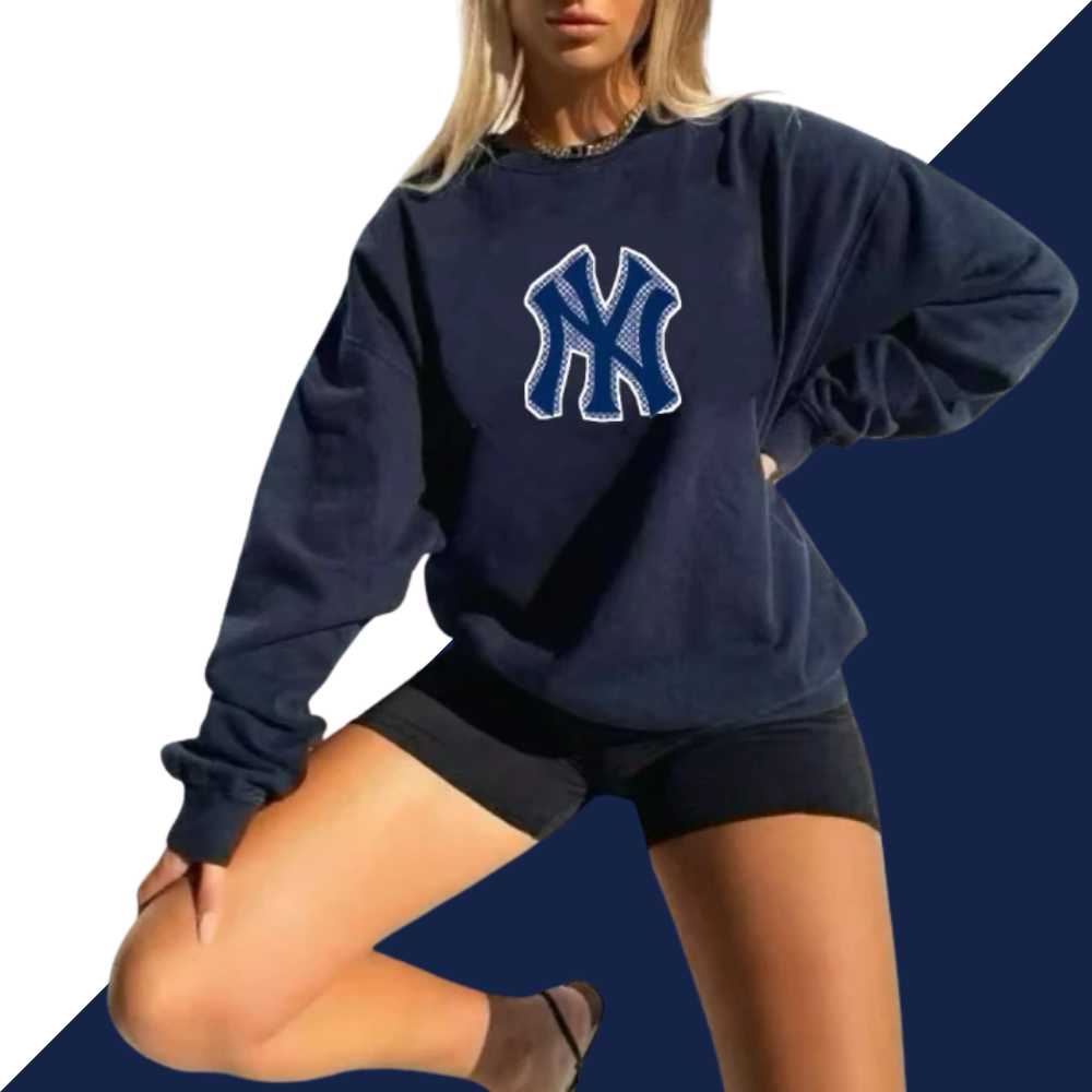 Women's Long Sleeve V-neck Pullover Sweatshirt - Baseswear
