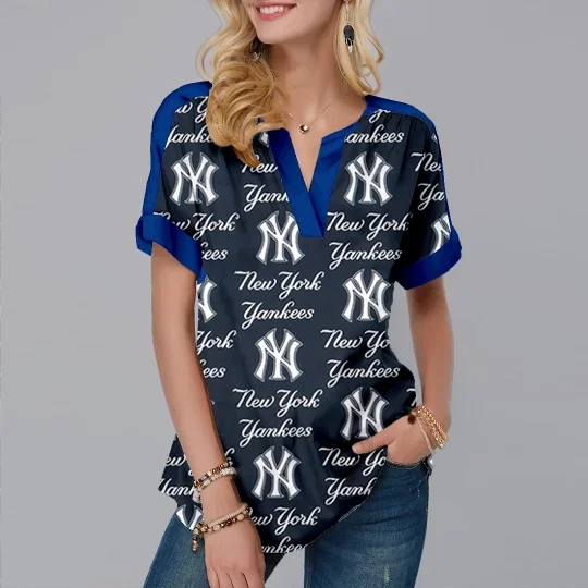 New Fashion Short Sleeve V-Neck Shirt - Baseswear