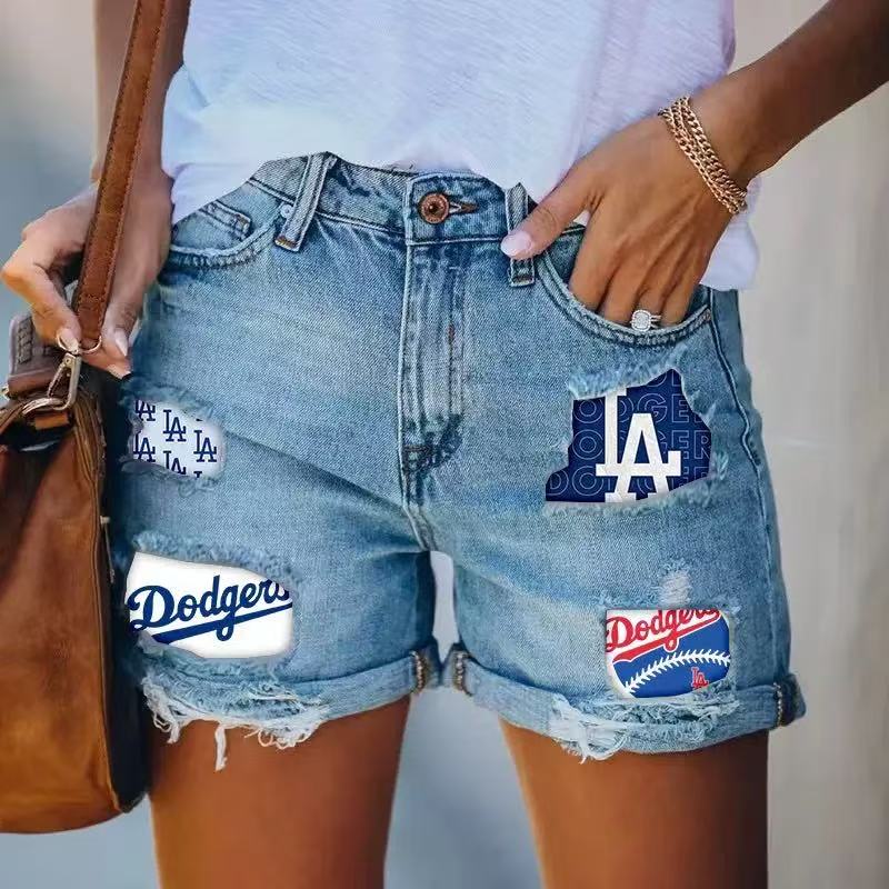 Distressed Cutoff Denim Shorts - Women - Baseswear