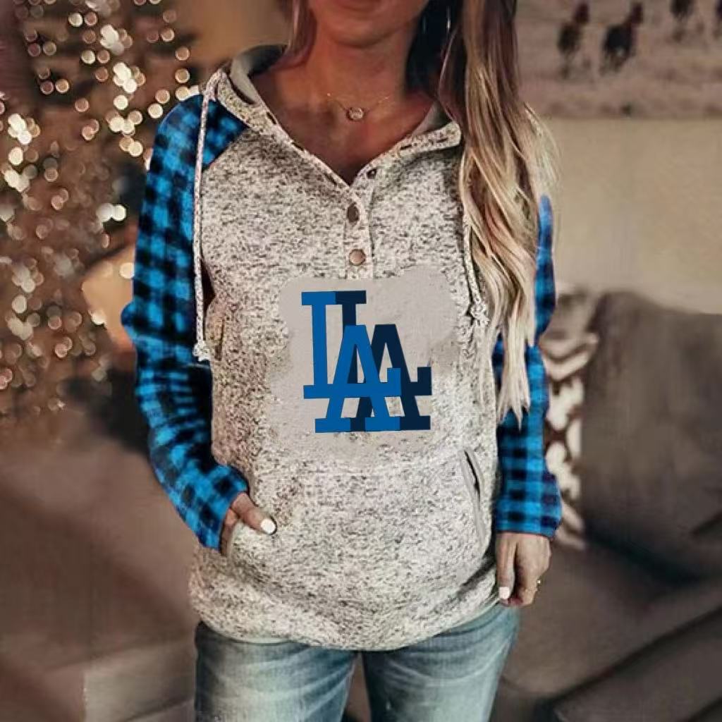 Casual patchwork printed Hoodie - Baseswear