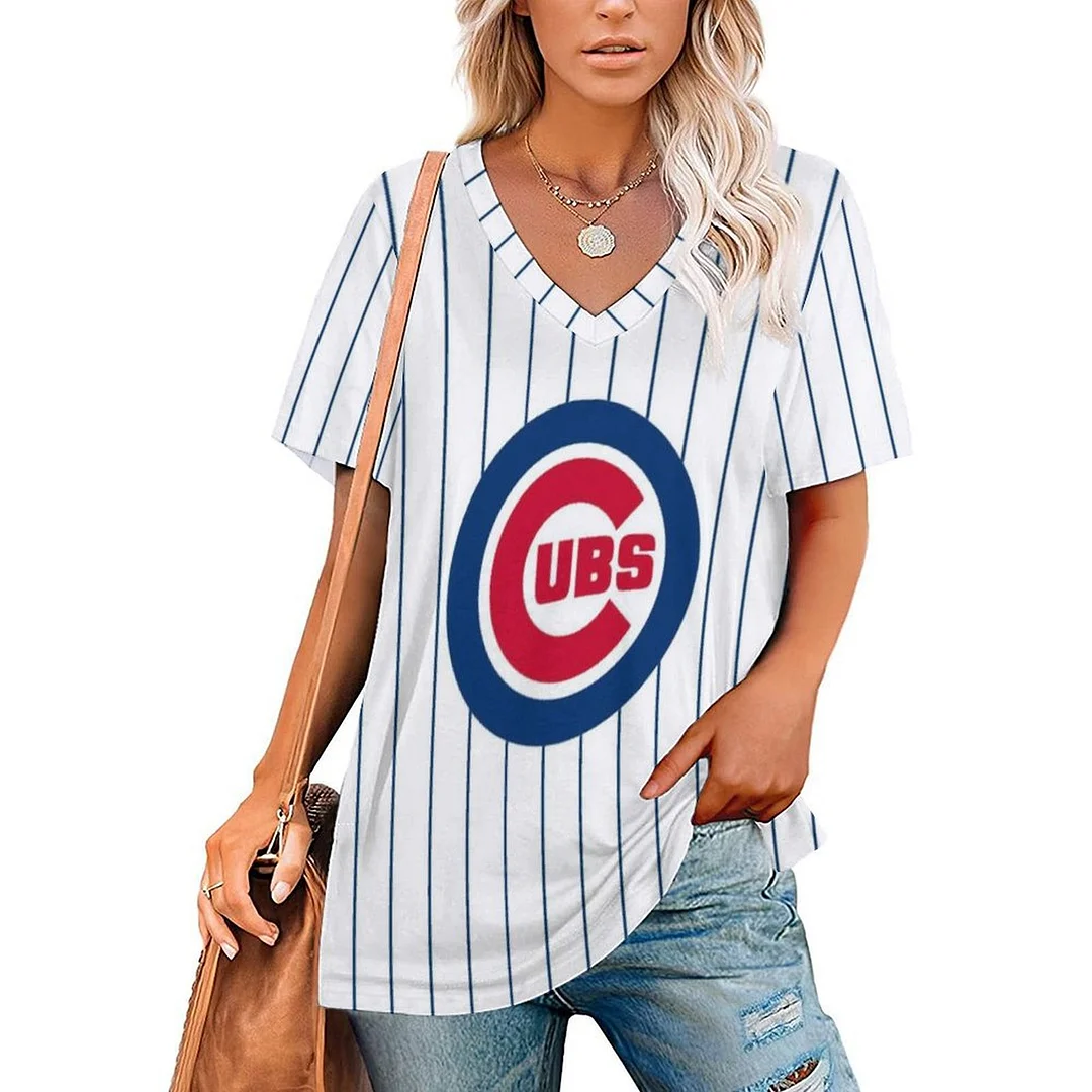 2025 summer loose women's V-neck - Baseswear