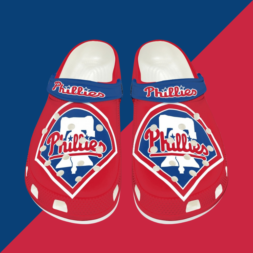 Crocs/beach shoes-Philadelphia Phillies - Baseswear
