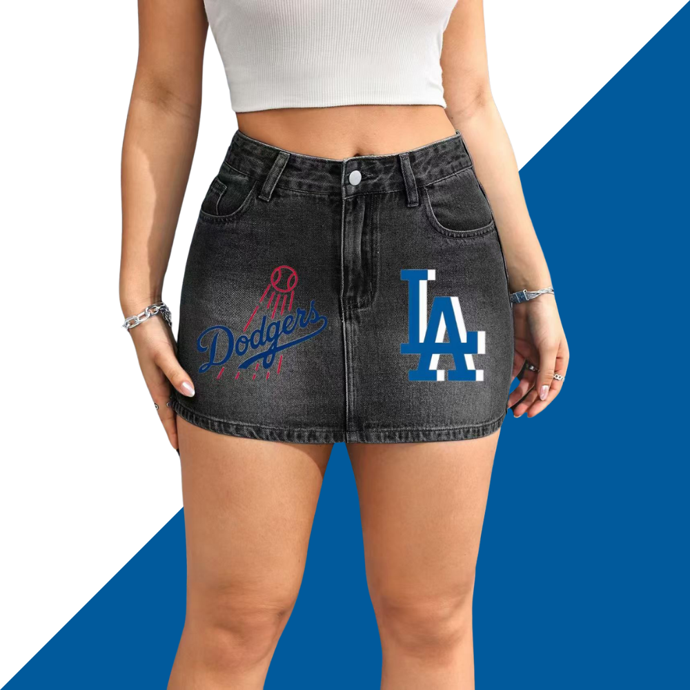 2025 Ladies Vintage Make-A-Pair Street Cowboy Short skirts and jeans - Baseswear