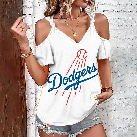 Casual V-neck short-sleeved T-shirt - Baseswear