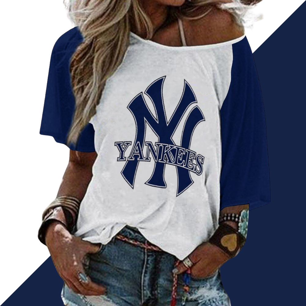 Ladies Sexy Strapless Printed T-Shirt - Baseswear