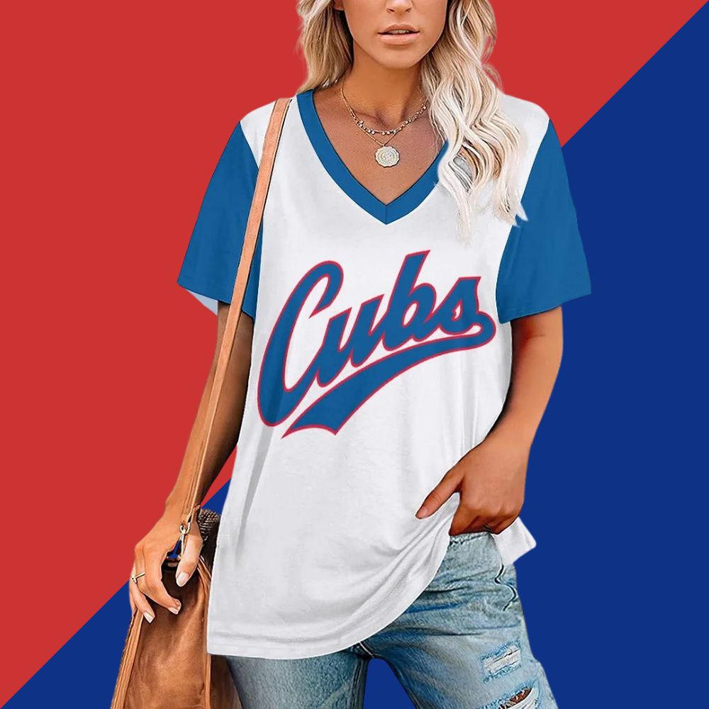 2025 summer loose women's V-neck - Baseswear