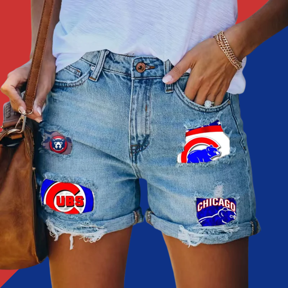 Distressed Cutoff Denim Shorts - Women - Baseswear