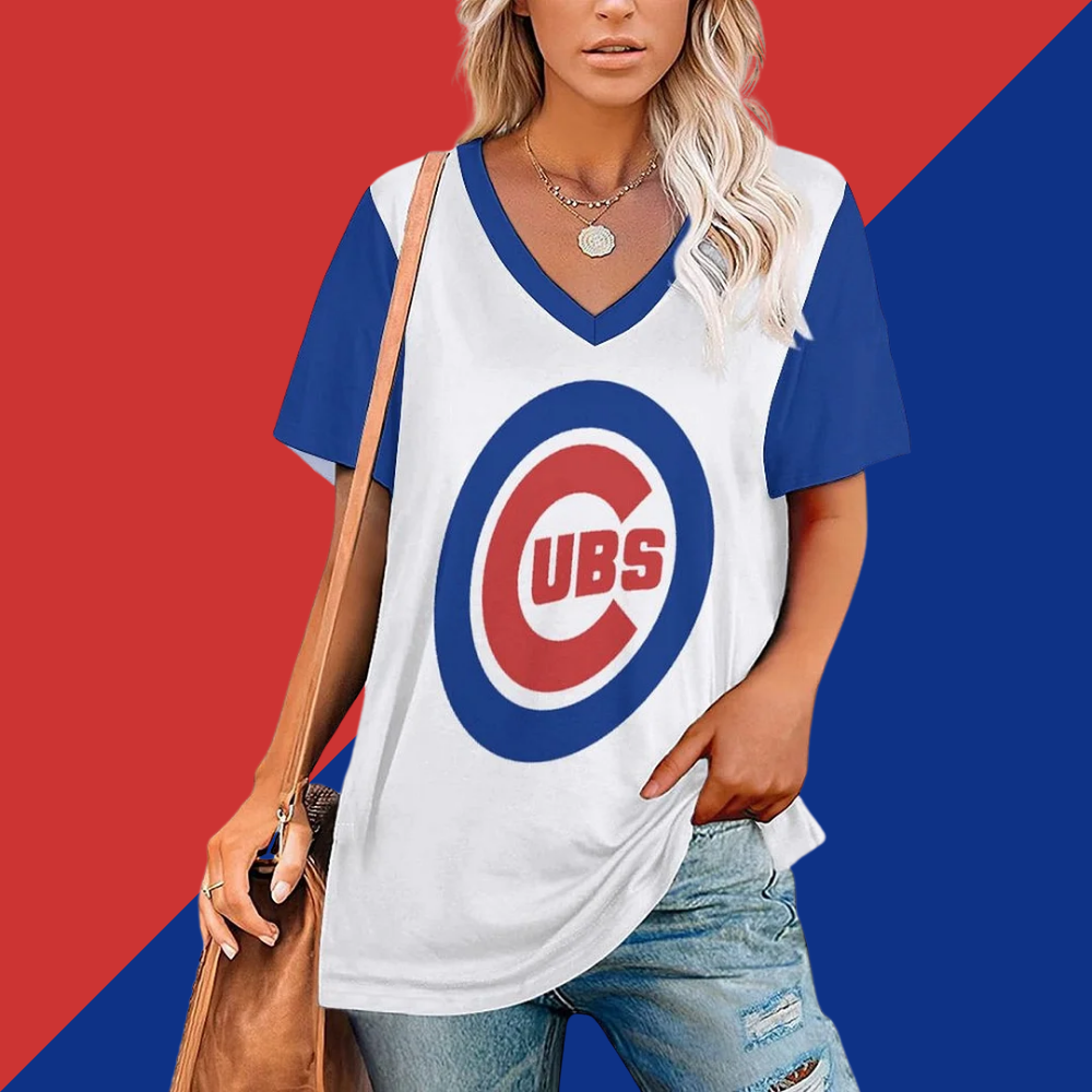 2025 summer loose women's V-neck - Baseswear