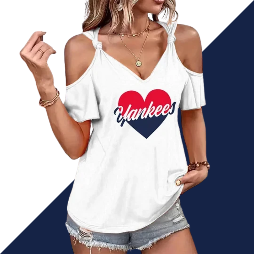 Casual V-neck short-sleeved T-shirt - Baseswear