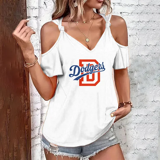 Casual V-neck short-sleeved T-shirt - Baseswear