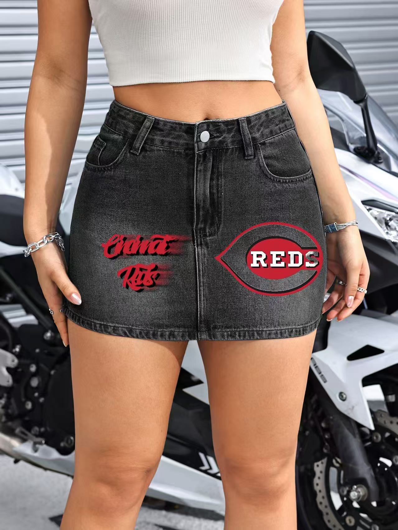 2025 Ladies Vintage Make-A-Pair Street Cowboy Short skirts and jeans - Baseswear