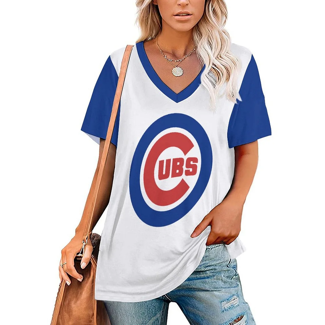2025 summer loose women's V-neck - Baseswear