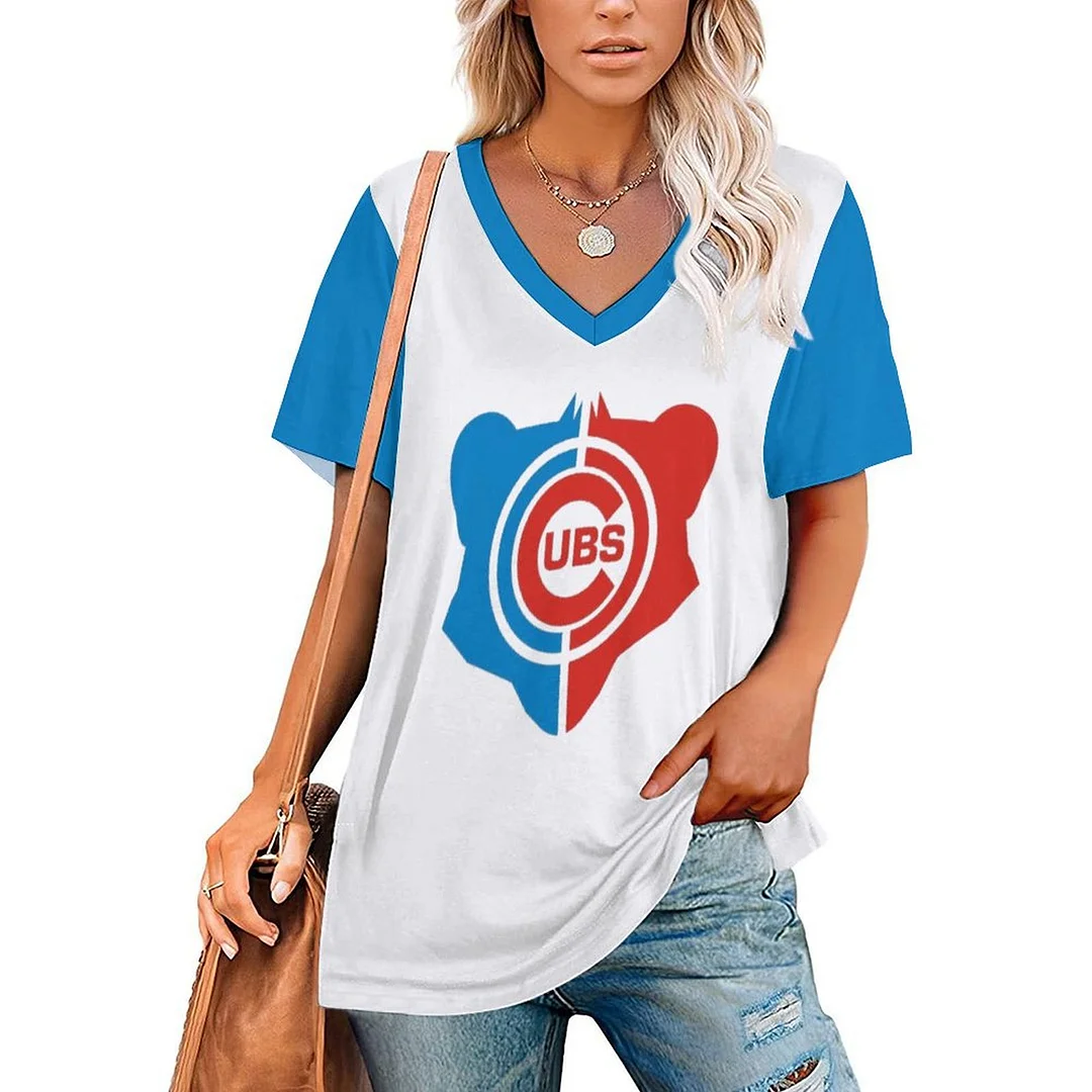 2025 summer loose women's V-neck - Baseswear