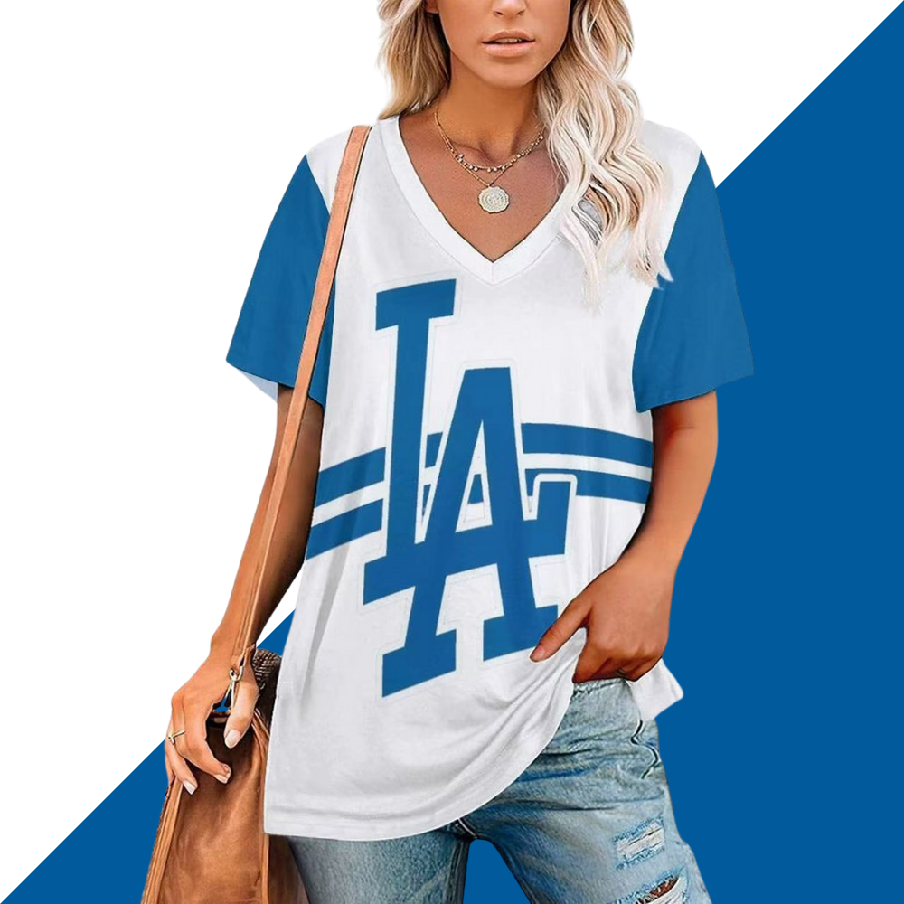 2025 summer loose women's V-neck - Baseswear