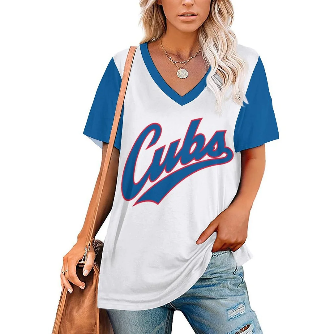 2025 summer loose women's V-neck - Baseswear