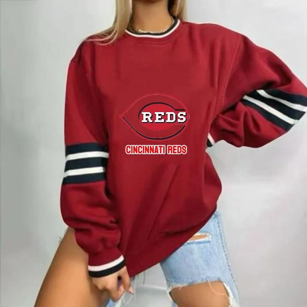 Women's Long Sleeve V-neck Pullover Sweatshirt - Baseswear