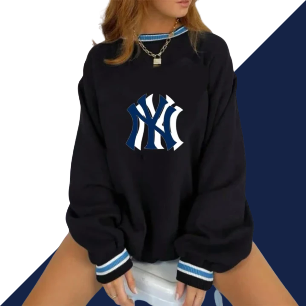 Women's Long Sleeve V-neck Pullover Sweatshirt - Baseswear