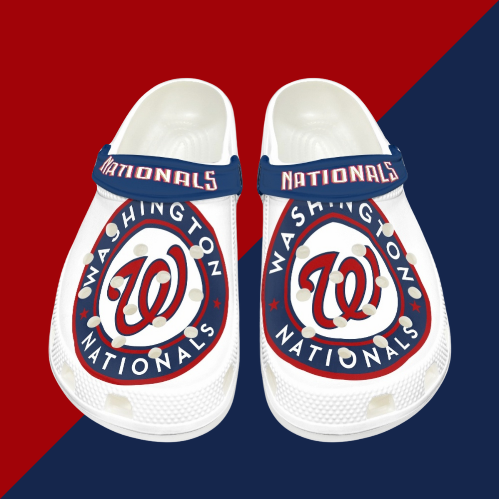 Crocs/beach shoes-Washington Nationals - Baseswear
