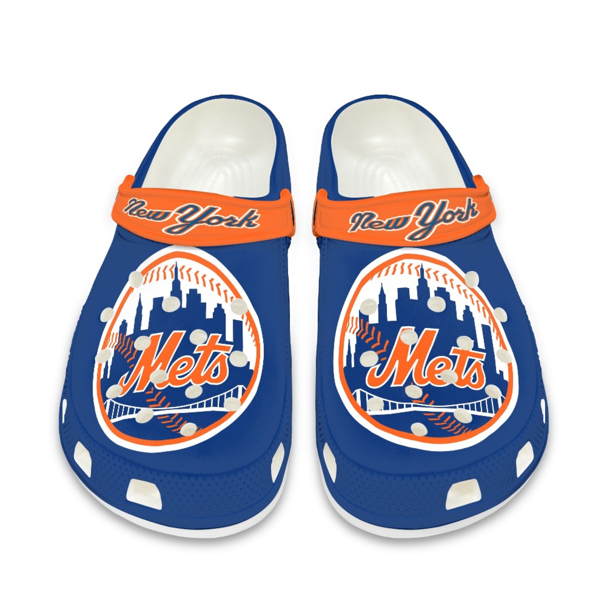 Crocs/beach shoes-New York Mets - Baseswear