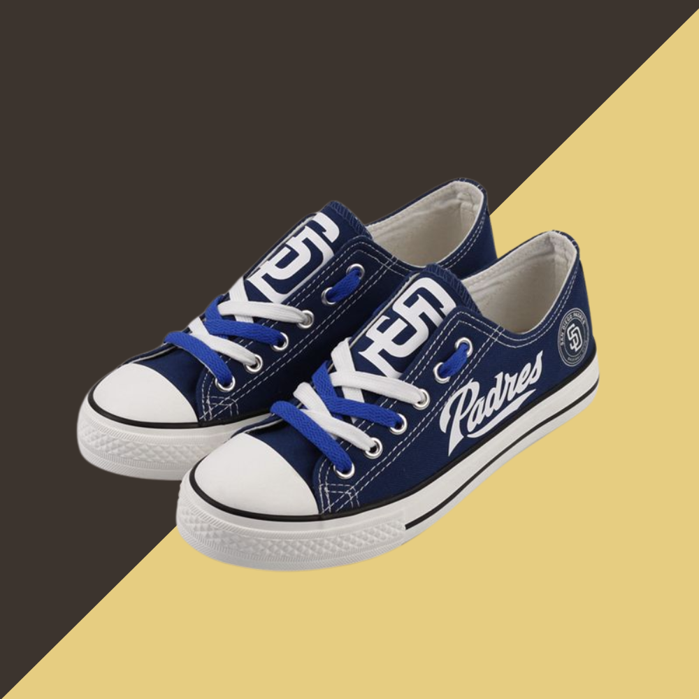 Casual printed low-top canvas shoes unisex - Baseswear