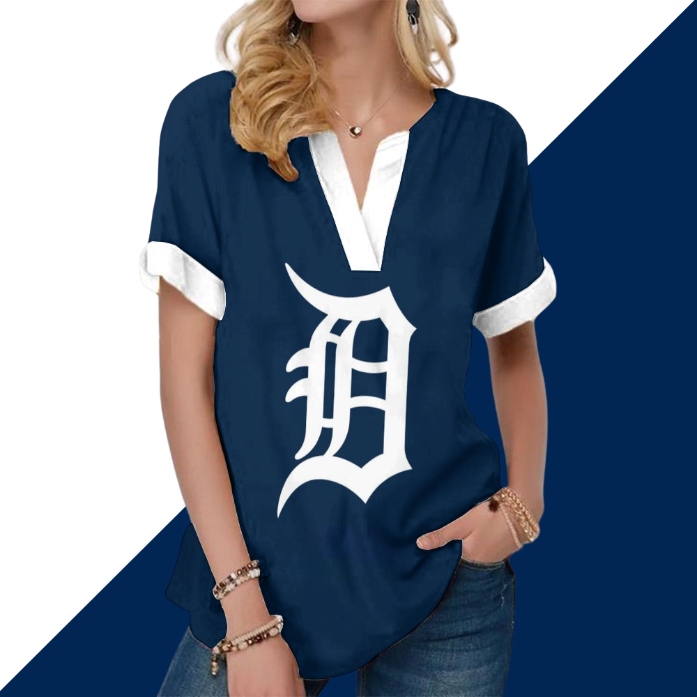 New Fashion Short Sleeve V-Neck Shirt - Baseswear