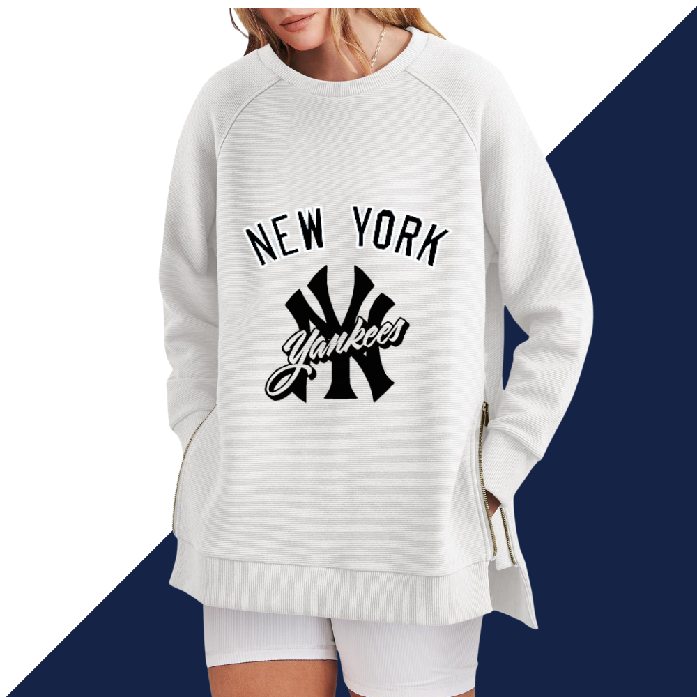 Casual Loose Printed Sweatshirt - Baseswear