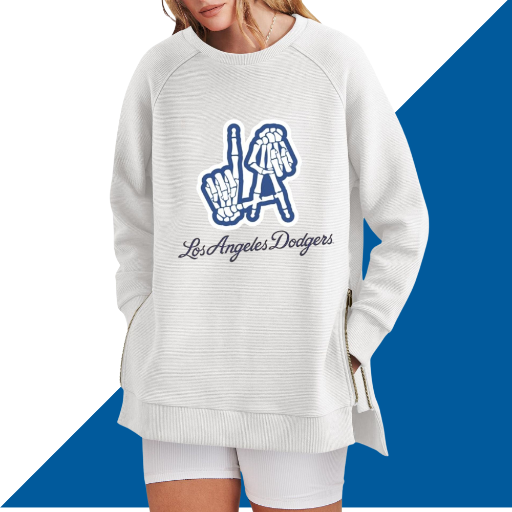 Casual Loose Printed Sweatshirt - Baseswear