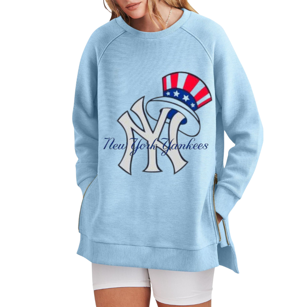 Casual Loose Printed Sweatshirt - Baseswear