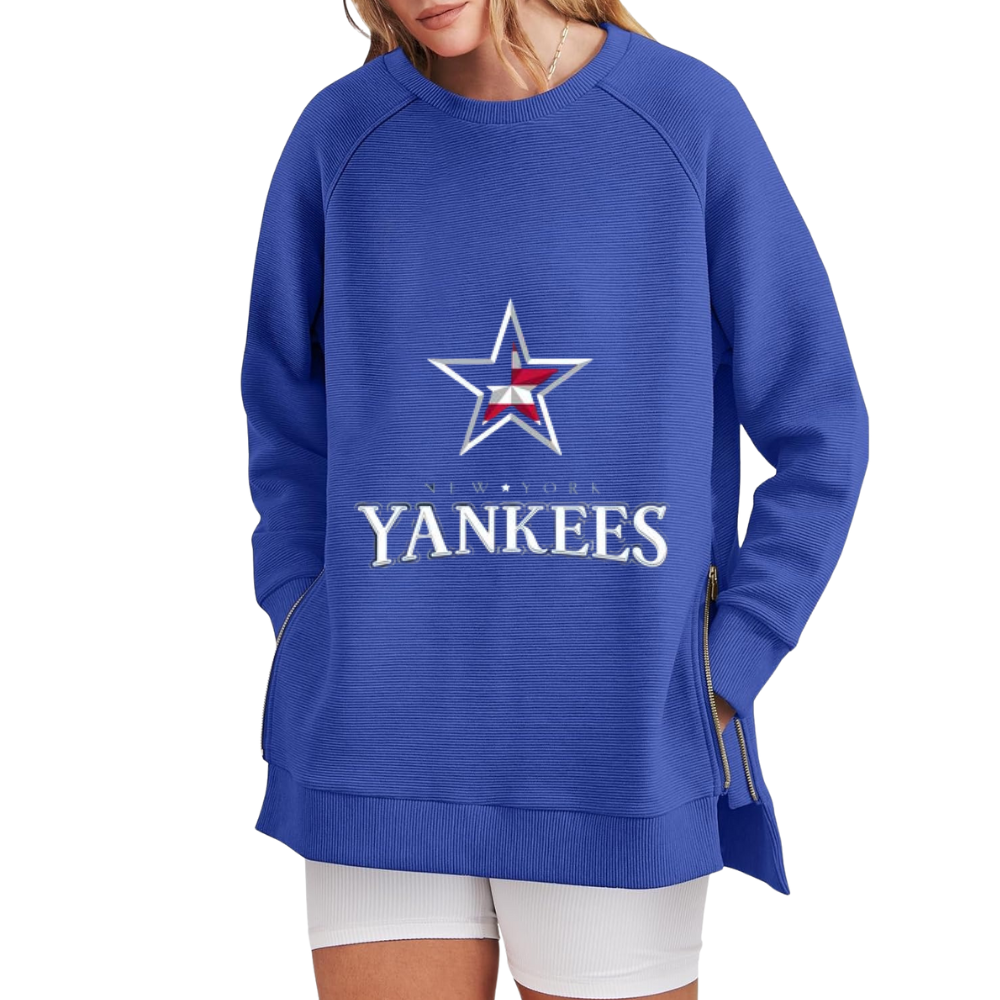 Casual Loose Printed Sweatshirt - Baseswear