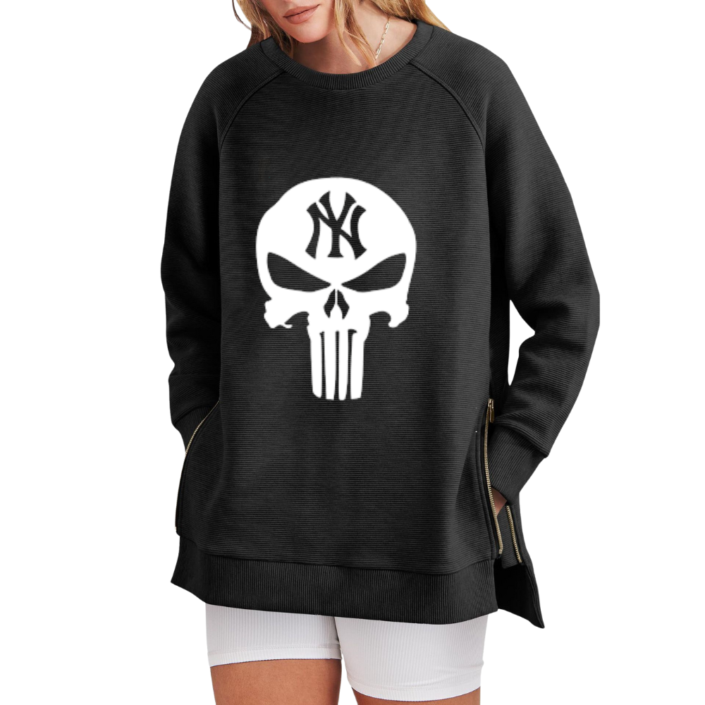 Casual Loose Printed Sweatshirt - Baseswear