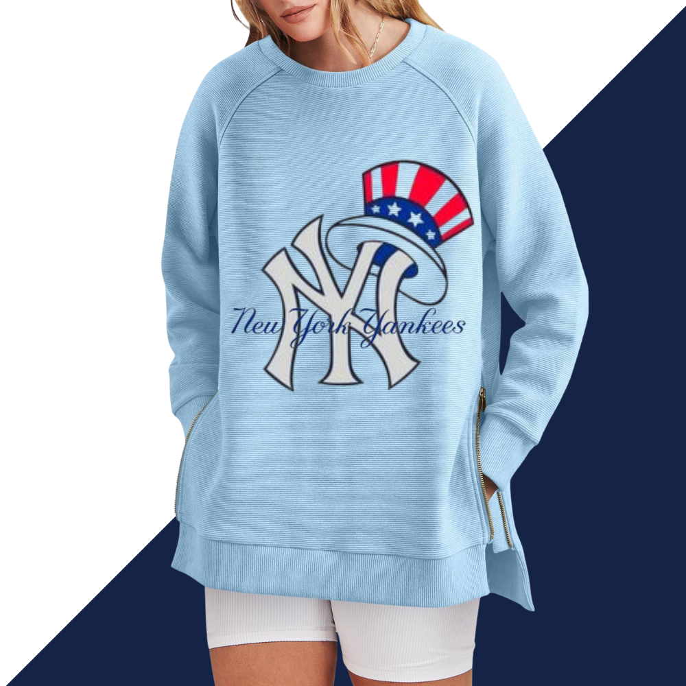 Casual Loose Printed Sweatshirt - Baseswear
