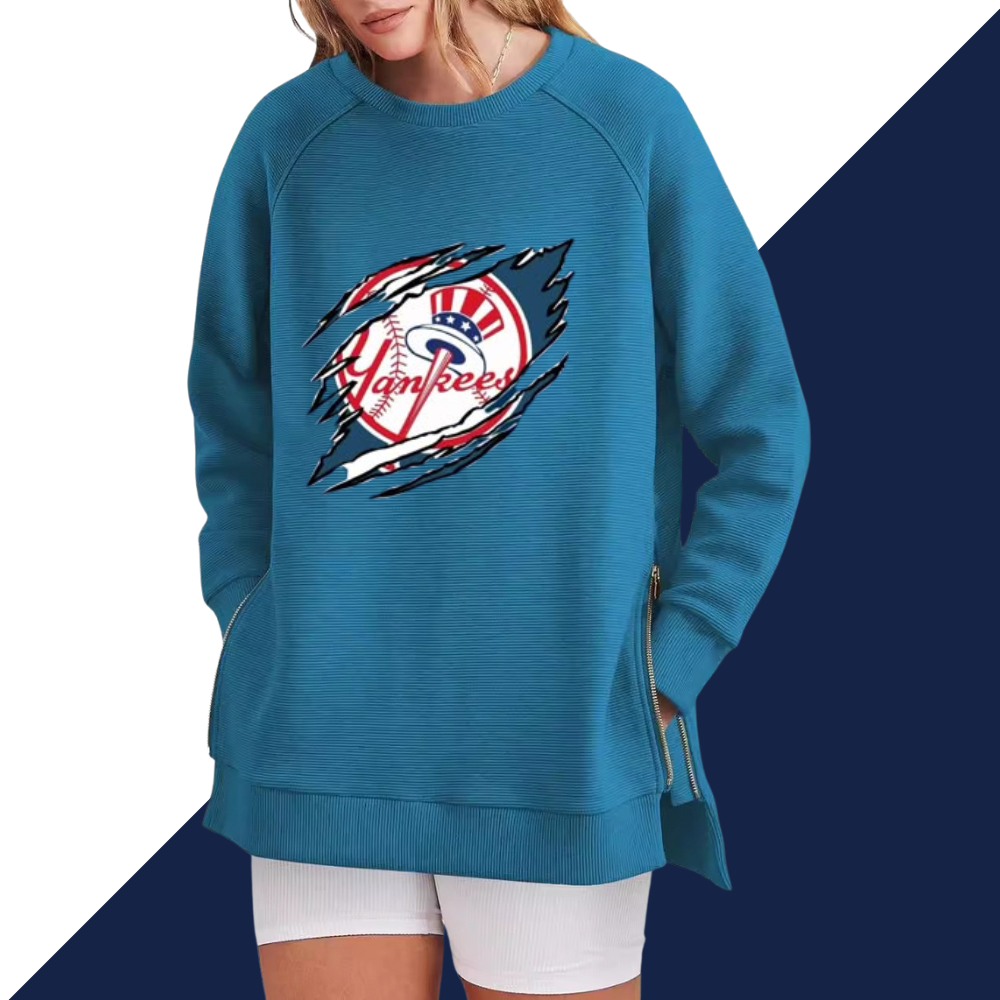 Casual Loose Printed Sweatshirt - Baseswear
