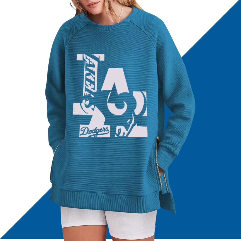 Casual Loose Printed Sweatshirt - Baseswear