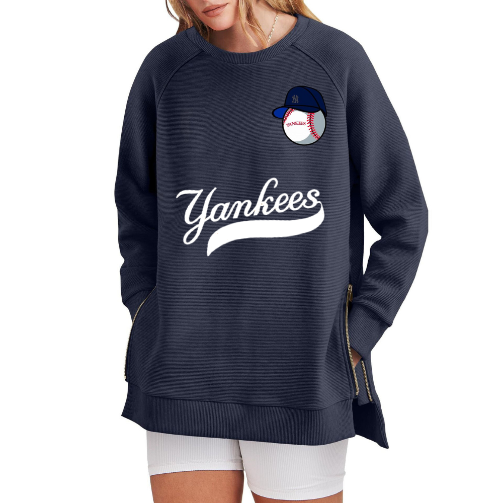 Casual Loose Printed Sweatshirt - Baseswear
