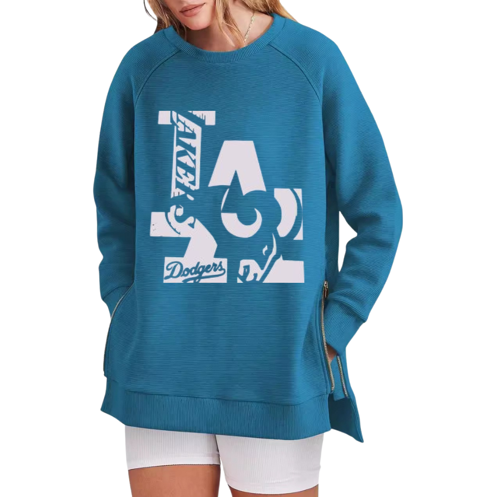 Casual Loose Printed Sweatshirt - Baseswear