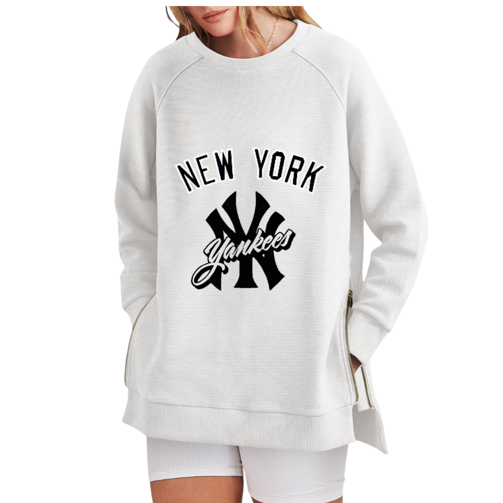 Casual Loose Printed Sweatshirt - Baseswear