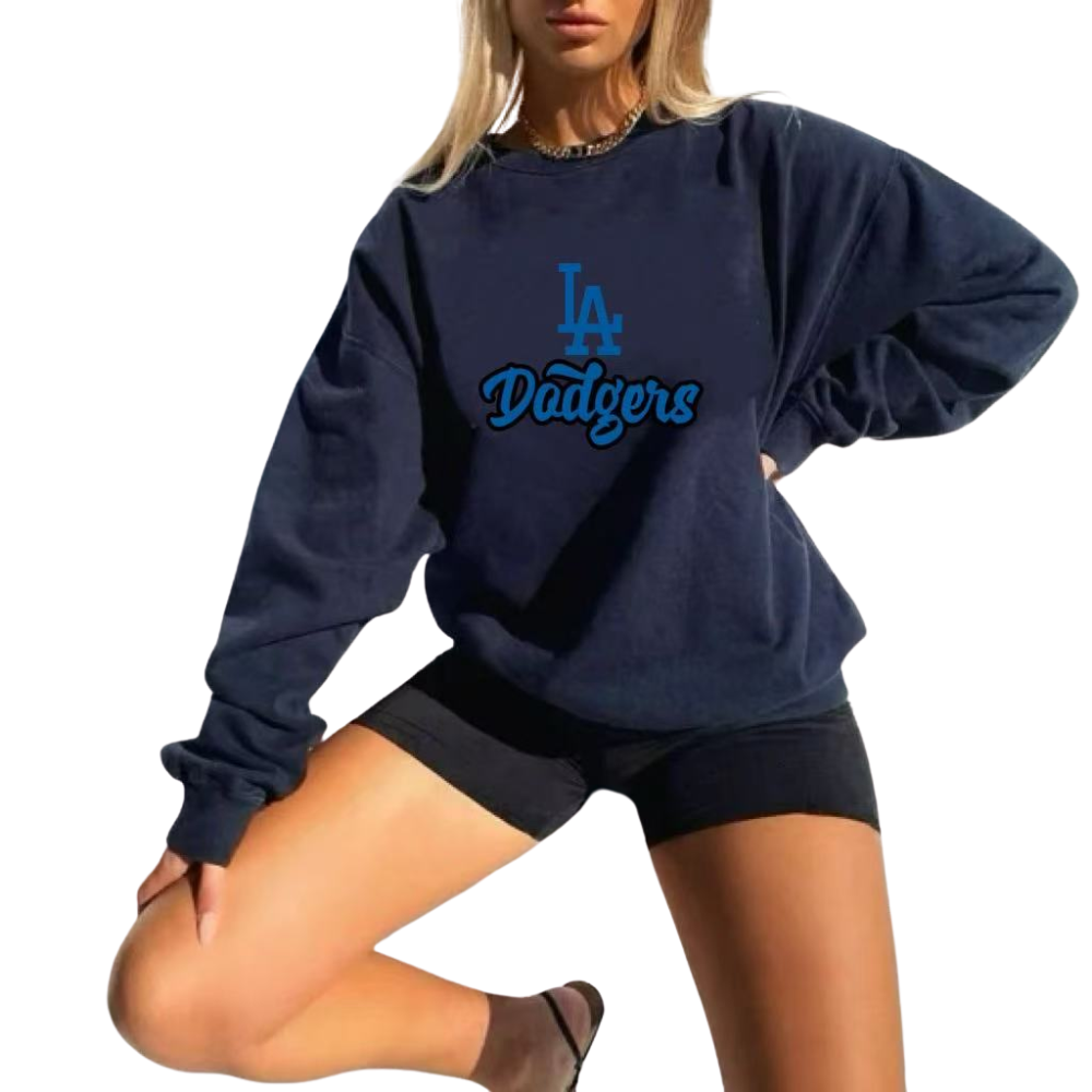 Women's Long Sleeve V-neck Pullover Sweatshirt - Baseswear