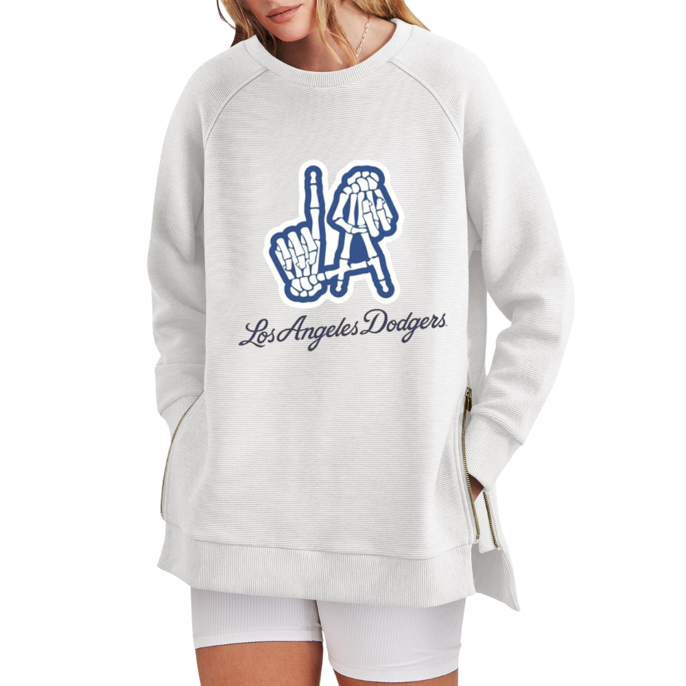 Casual Loose Printed Sweatshirt - Baseswear