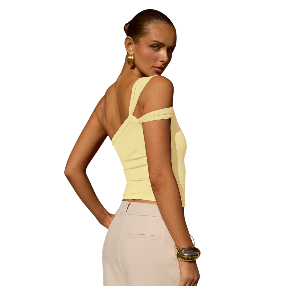 Summer Design Irregular Strapless Sheath Camisole - Baseswear