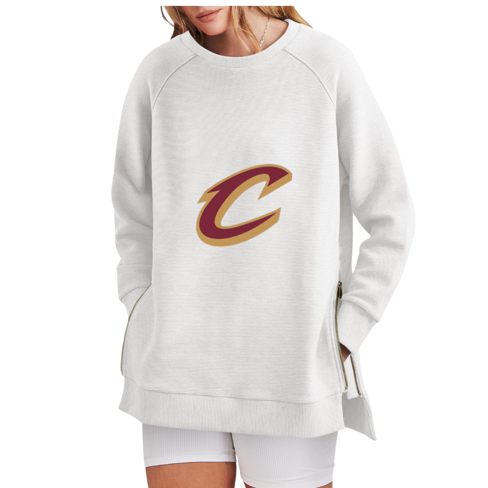 Casual Loose Printed Sweatshirt - Baseswear