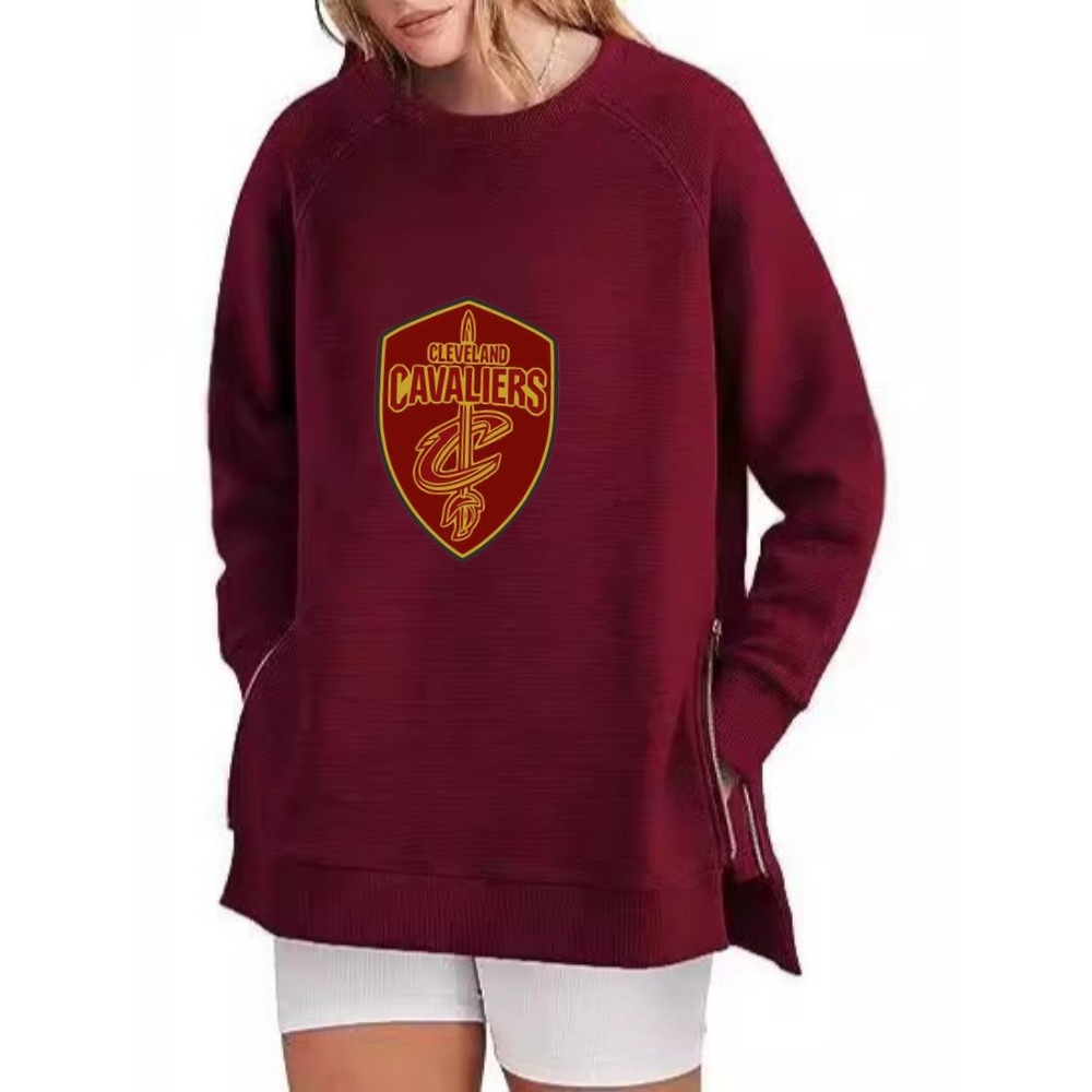 Casual Loose Printed Sweatshirt - Baseswear