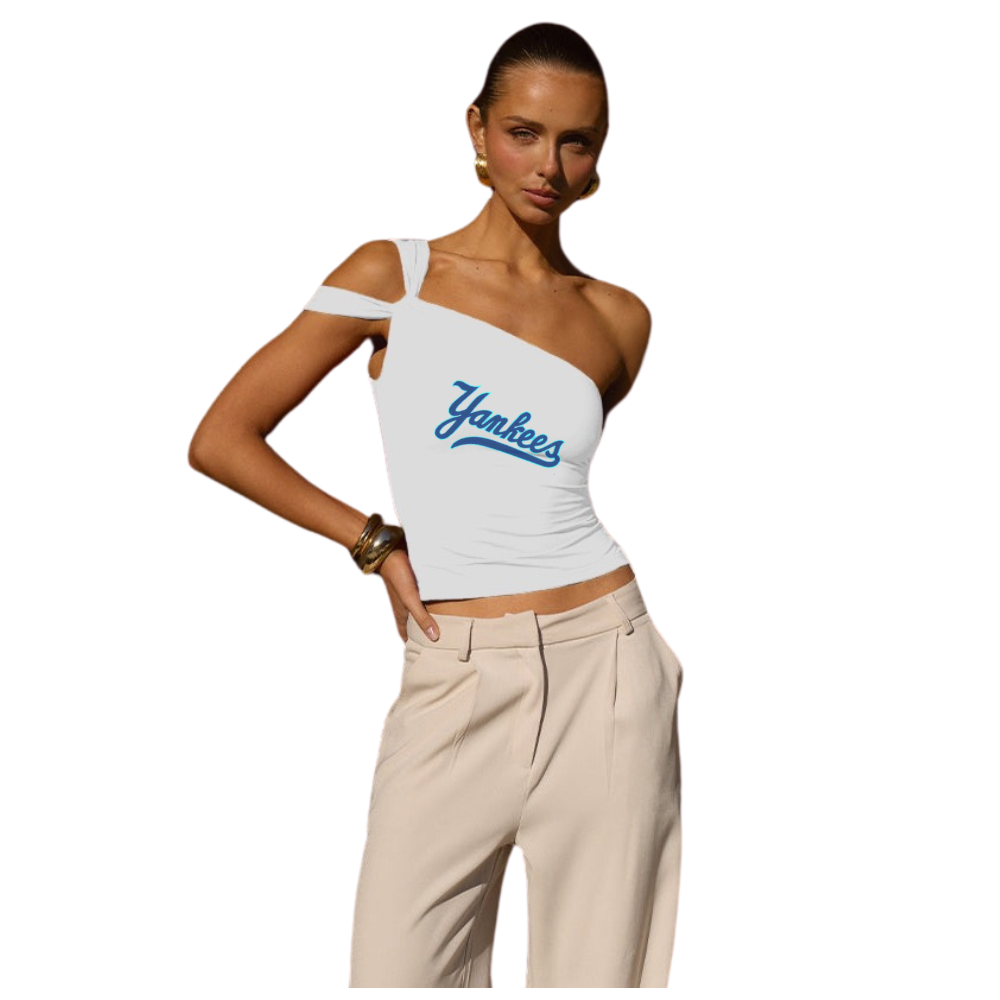 Summer Design Irregular Strapless Sheath Camisole - Baseswear